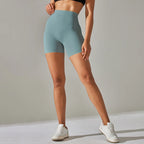 Women's High-Waist Yoga Shorts | Squat-Proof & Quick-Dry