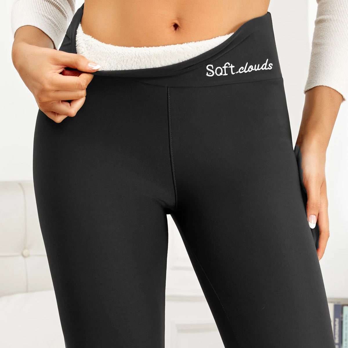 Women's High-Waisted Warm Winter Leggings