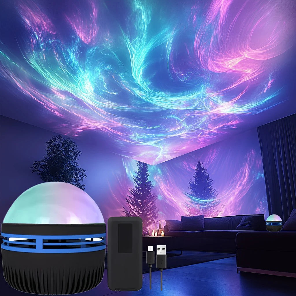 LED Northern Lights Projection
