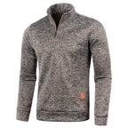 Men's Half-Zip Turtleneck Sweatshirt