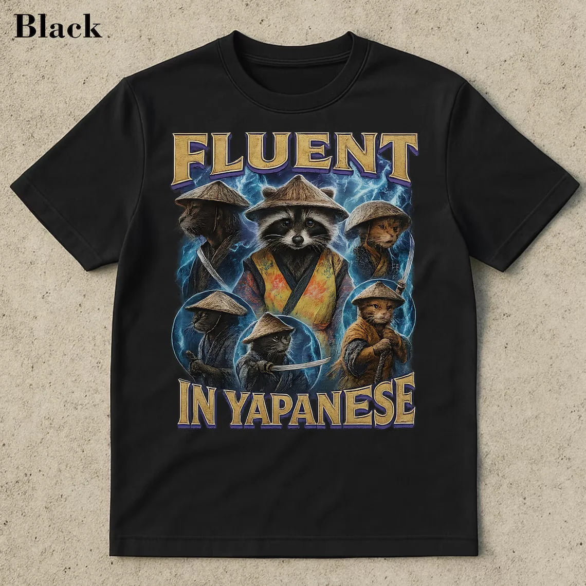 "My Pain Is Chronic But My Ass Is Iconic" Funny Raccoon Meme T-Shirt — Y2K Vintage Raccoon Tee