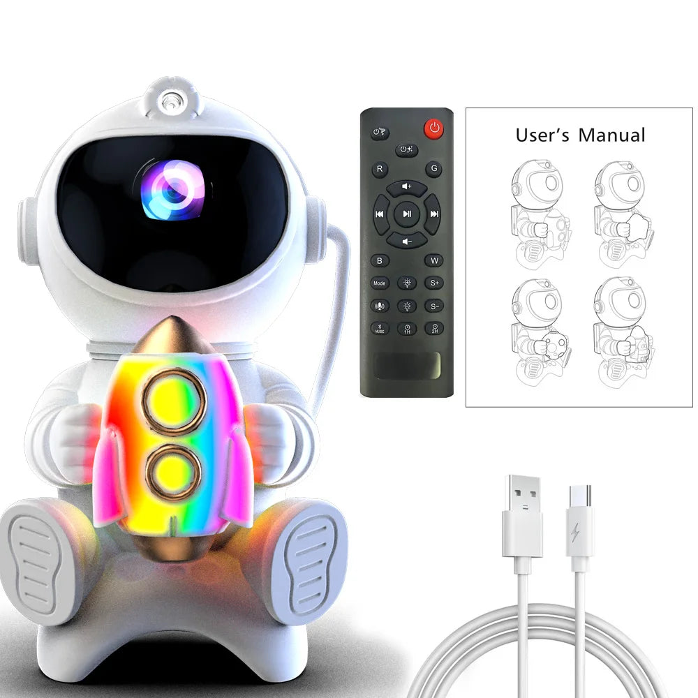 Astronaut Star Projector with Bluetooth Speaker
