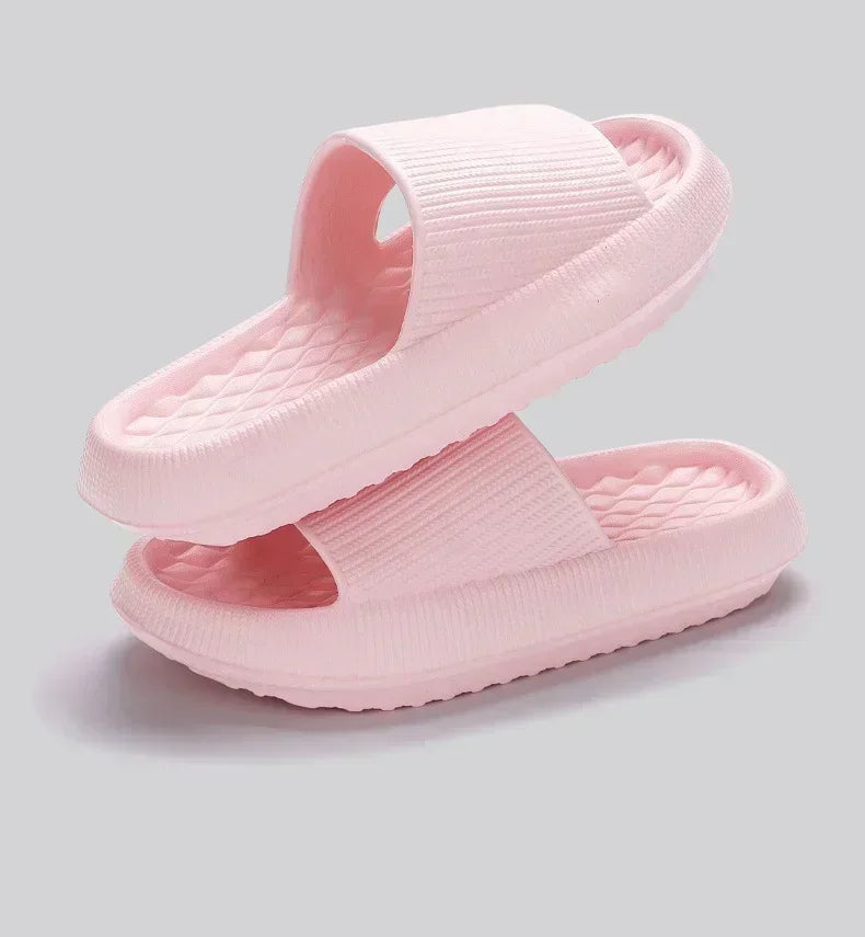 Women's Pillow Cloud Platform Slides — Thick Sole EVA Sandals