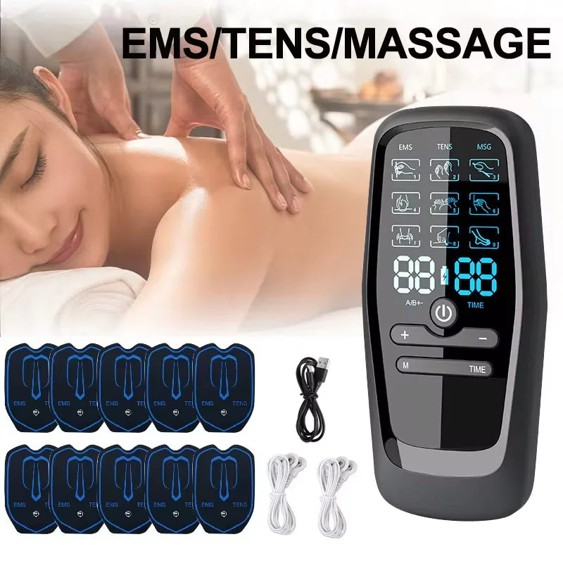 EMS Acupuncture Body Massage Stimulator
