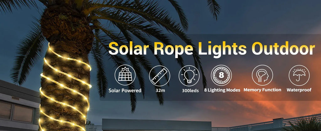 Outdoor Solar String Lights