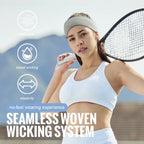Sweat-Wicking Sport Headband – Non-Slip Running & Tennis