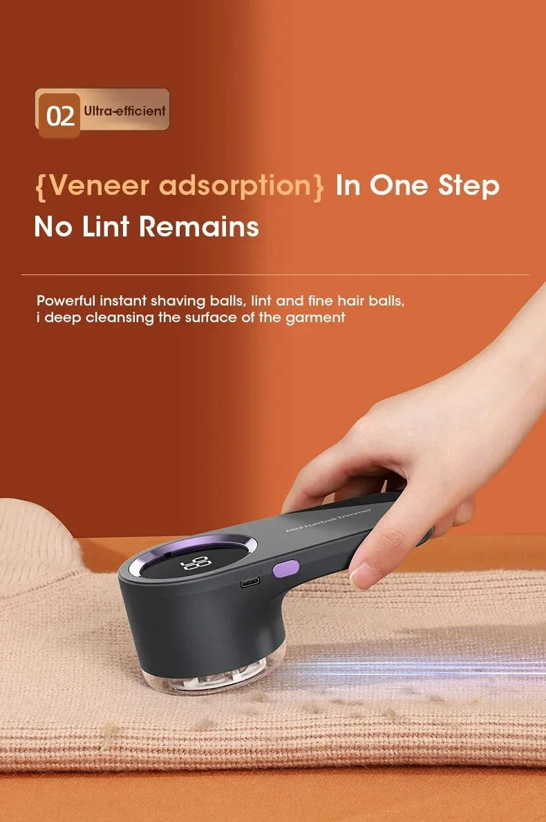 Portable Electric Lint Remover with LED Display
