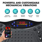 Vibration Plate Exercise Machine Adjustable Speed