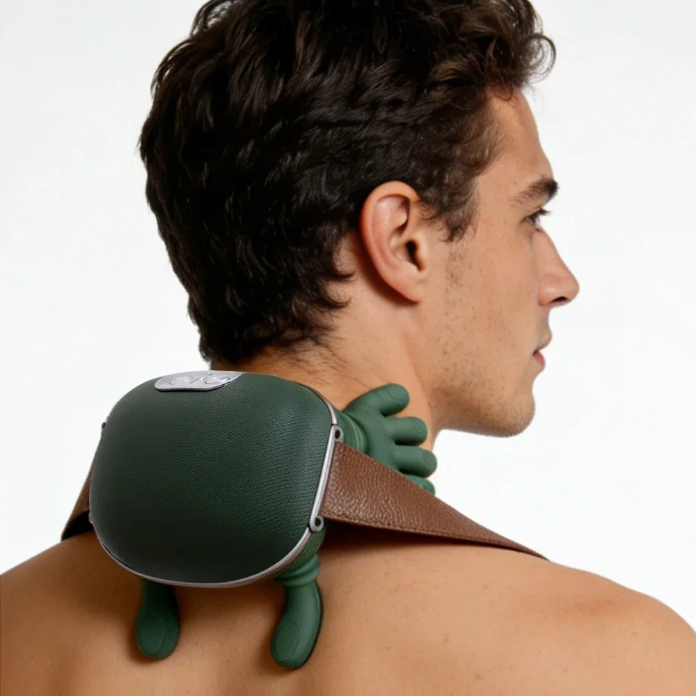 4D Shiatsu Neck & Shoulder Massager — Hands-Free Deep Tissue Relief