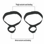 Soft Restraint Cuffs Set | Adjustable Handcuffs & Ankle Cuffs | BDSM Bondage Kit
