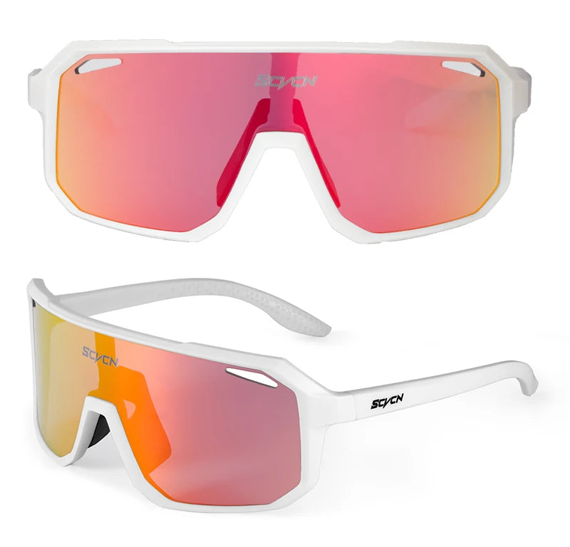 Photochromic Cycling Sunglasses — UV400 Protection, TR-90 Frame, Unisex Sports Eyewear