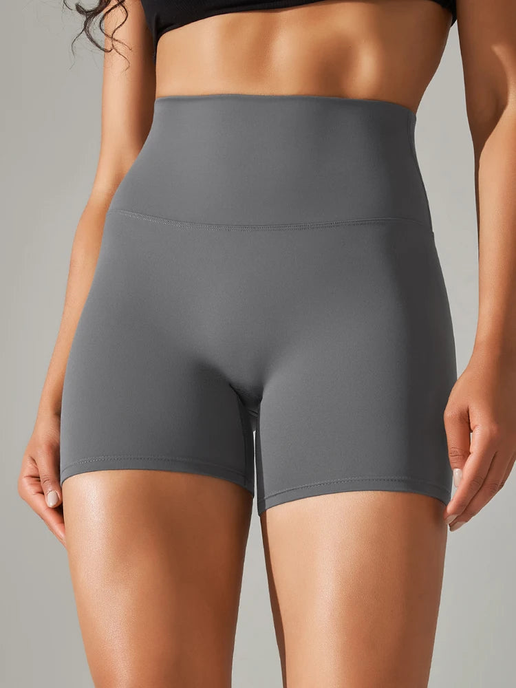 Women's High-Waist Yoga Shorts | Squat-Proof & Quick-Dry