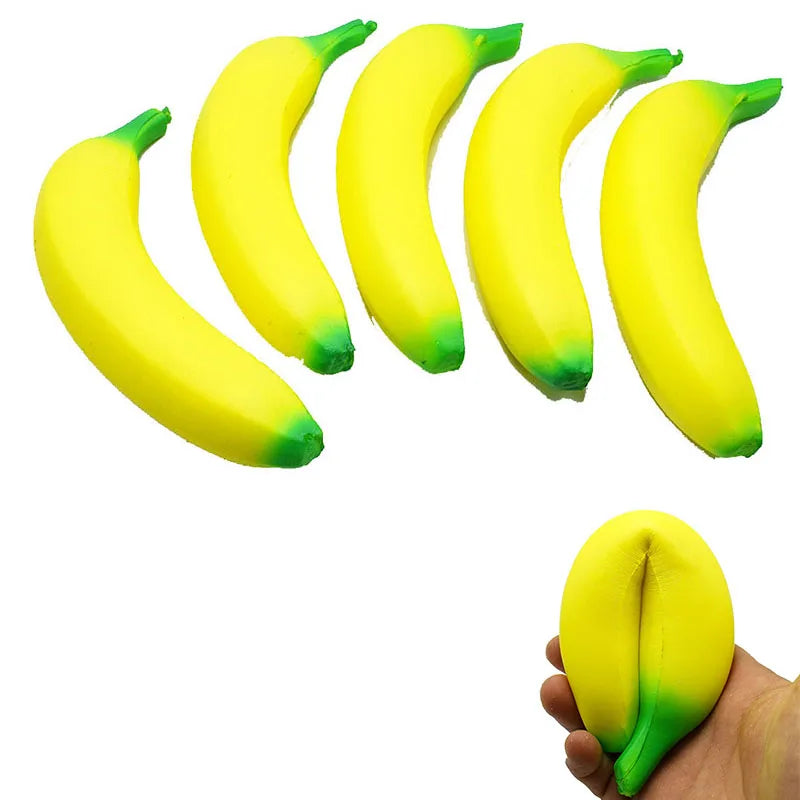 Jumbo Squishy Banana Slow-Rise Toy