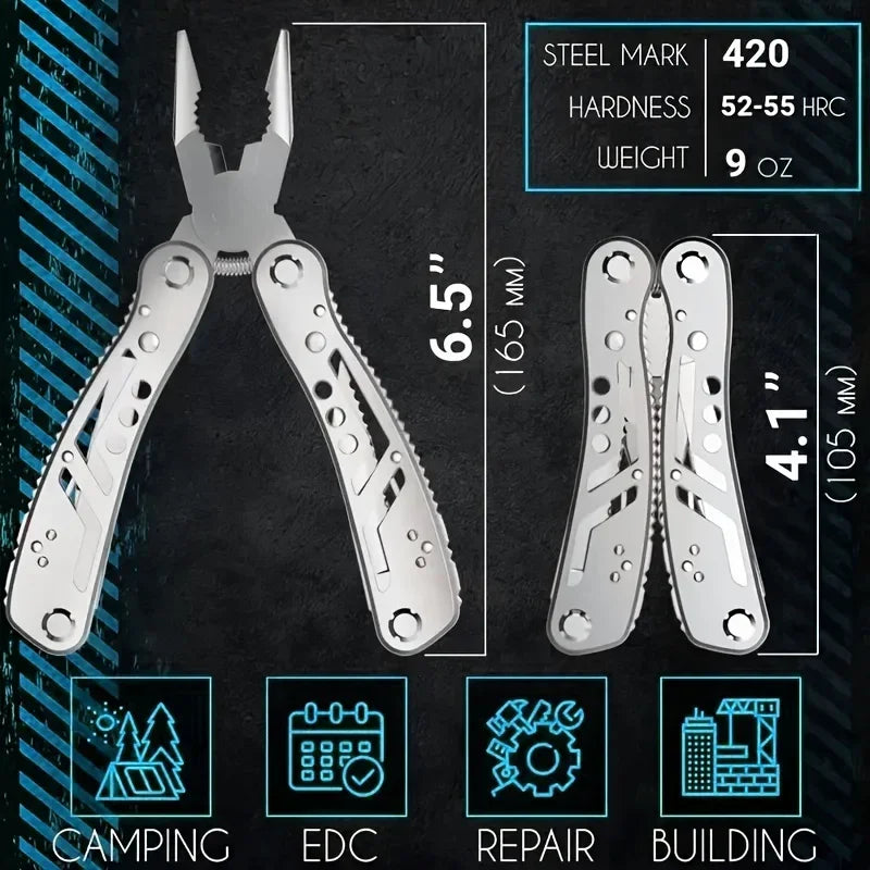 24-in-1 Multitool – Compact Multi-Function Tool