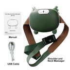 4D Shiatsu Neck & Shoulder Massager — Hands-Free Deep Tissue Relief