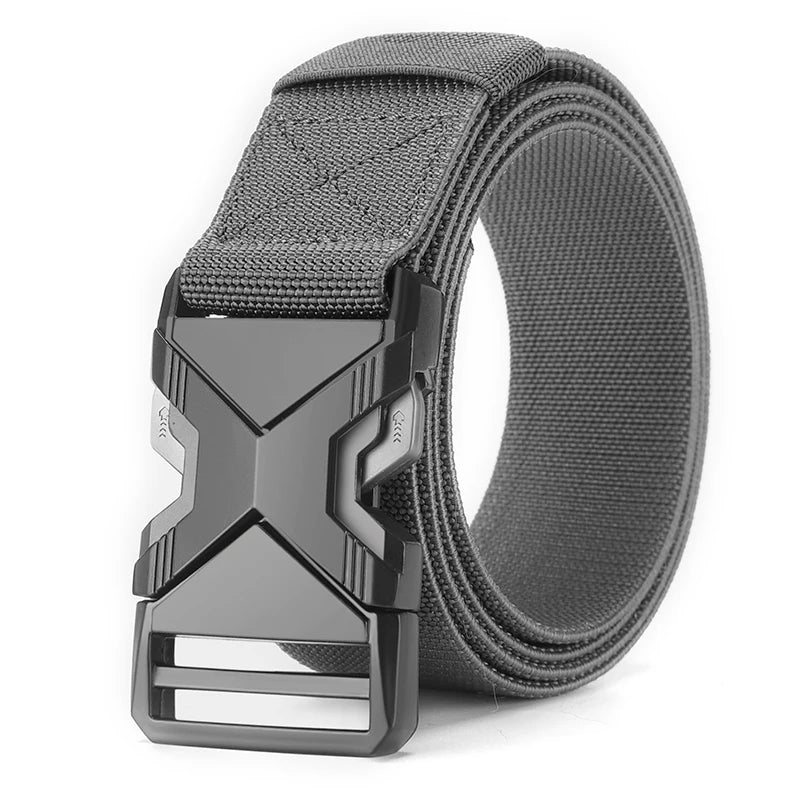 Men's Canvas Belt with Automatic Buckle — Casual, Everyday Style in 3 Colors