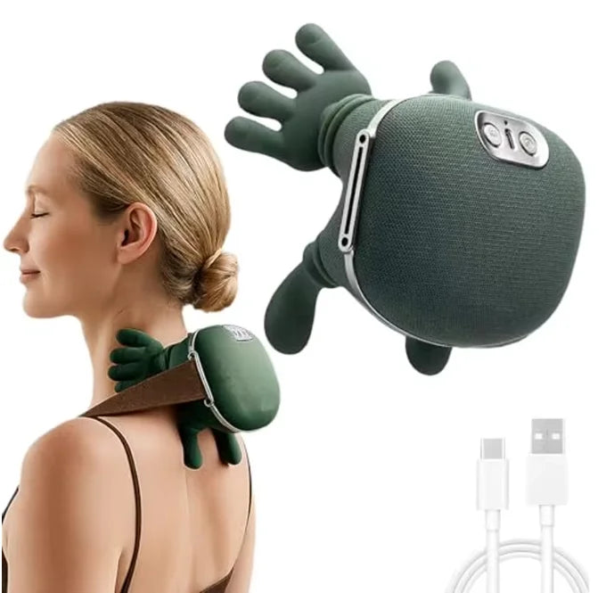 4D Wireless Neck & Shoulder Massager — Deep Tissue Relief, Anywhere