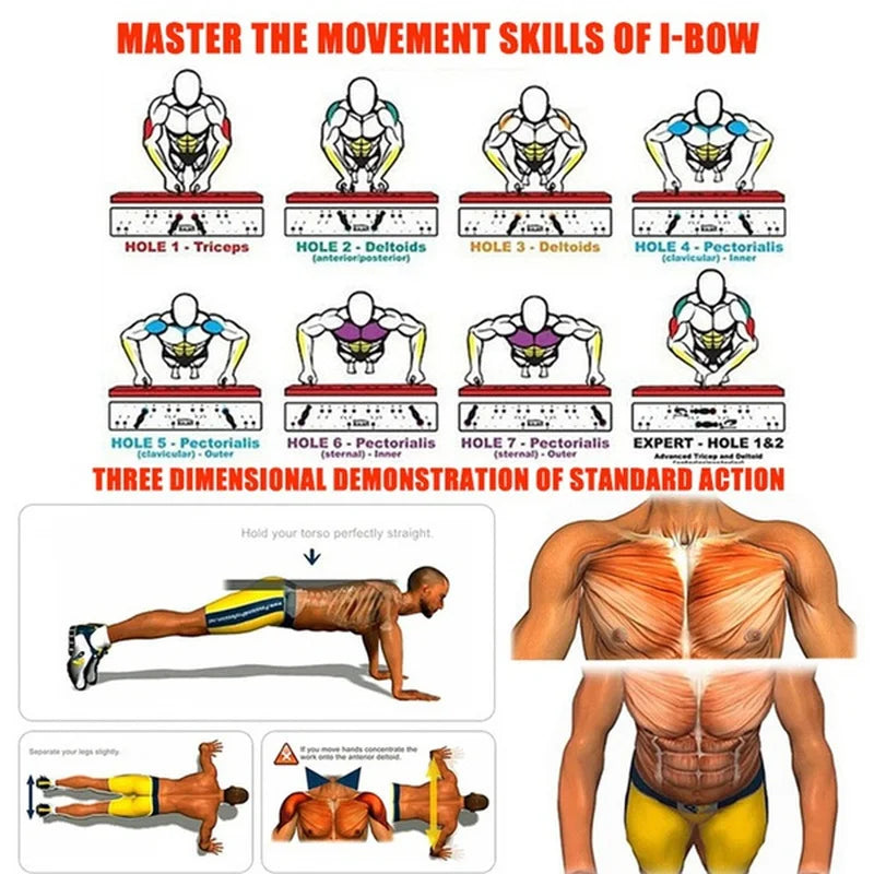 Push-Up Board Trainer – Multi-Angle Strength & Full Body Fitness System
