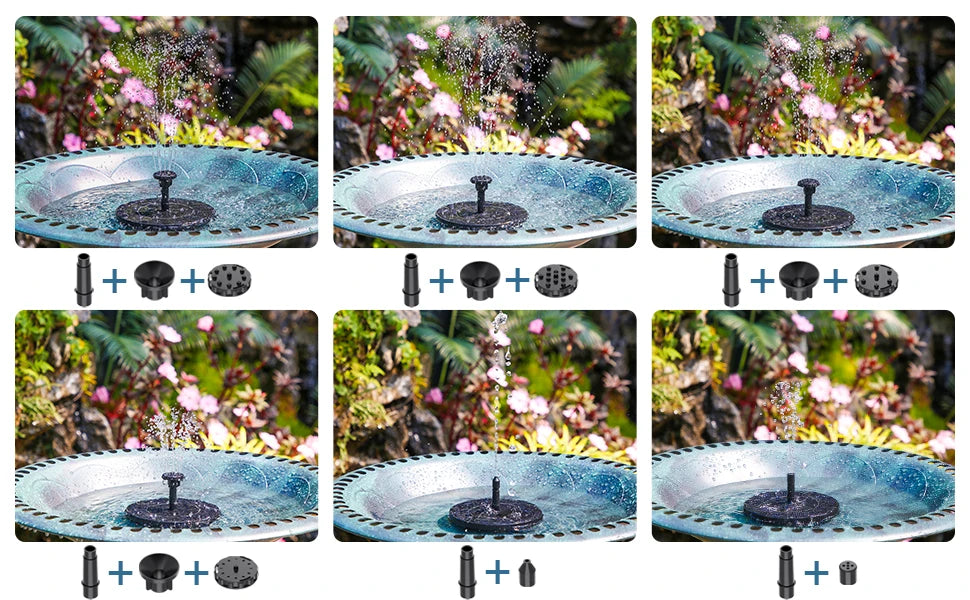 Solar Powered Floating Fountain Pump