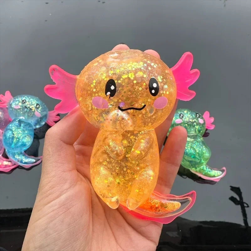 Squishy Axolotl Stress Toy — Slow-Rising Fidget Squish