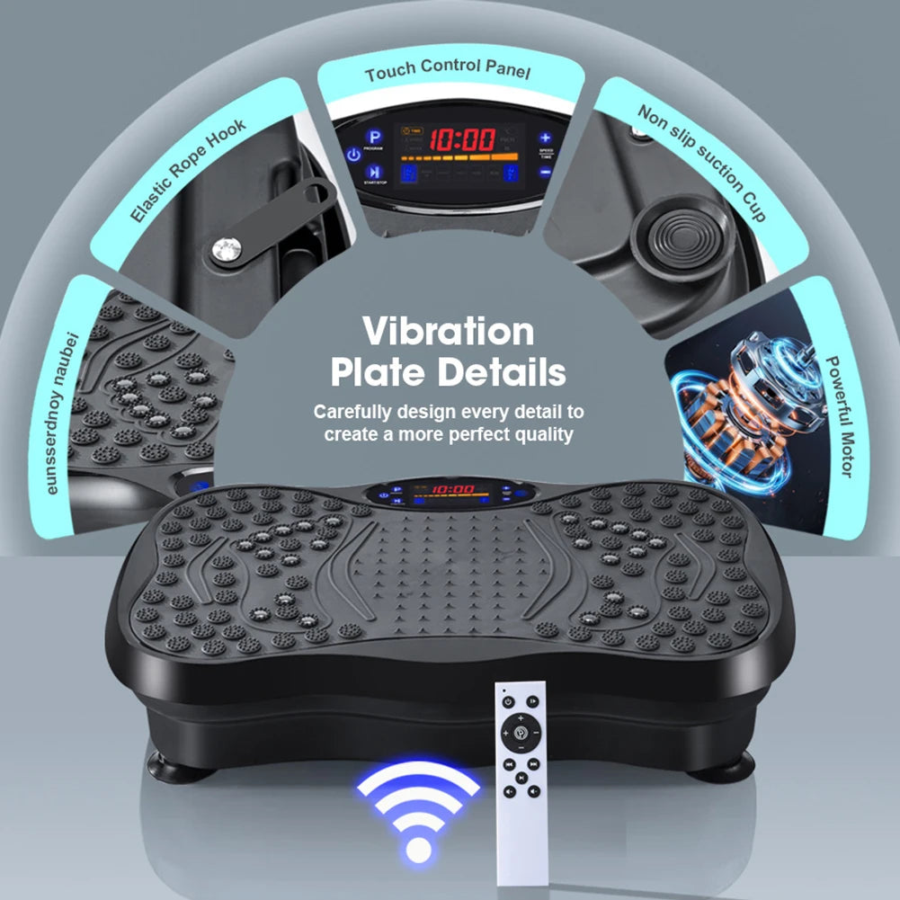 Vibration Plate Exercise Machine Adjustable Speed