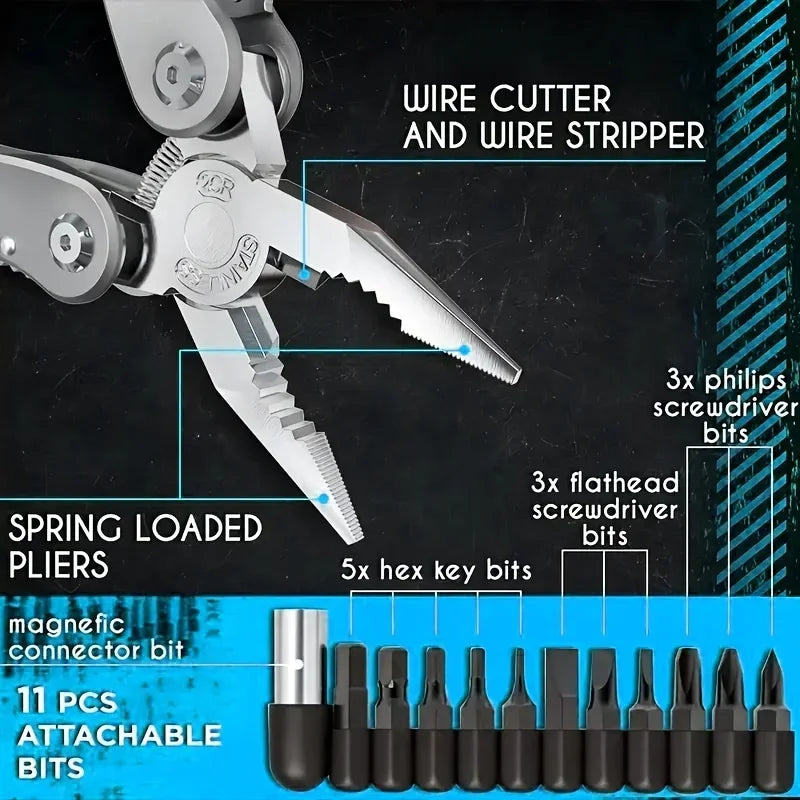 24-in-1 Multitool – Compact Multi-Function Tool