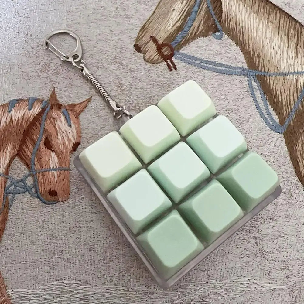 Mini Mechanical Keyboard Fidget Toy | Stress Relief Keychain | 1, 4, 5 & 9 Key Styles