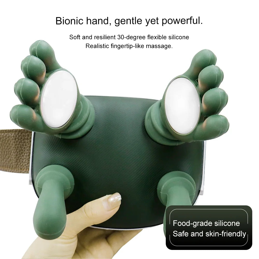 4D Shiatsu Neck & Shoulder Massager — Hands-Free Deep Tissue Relief