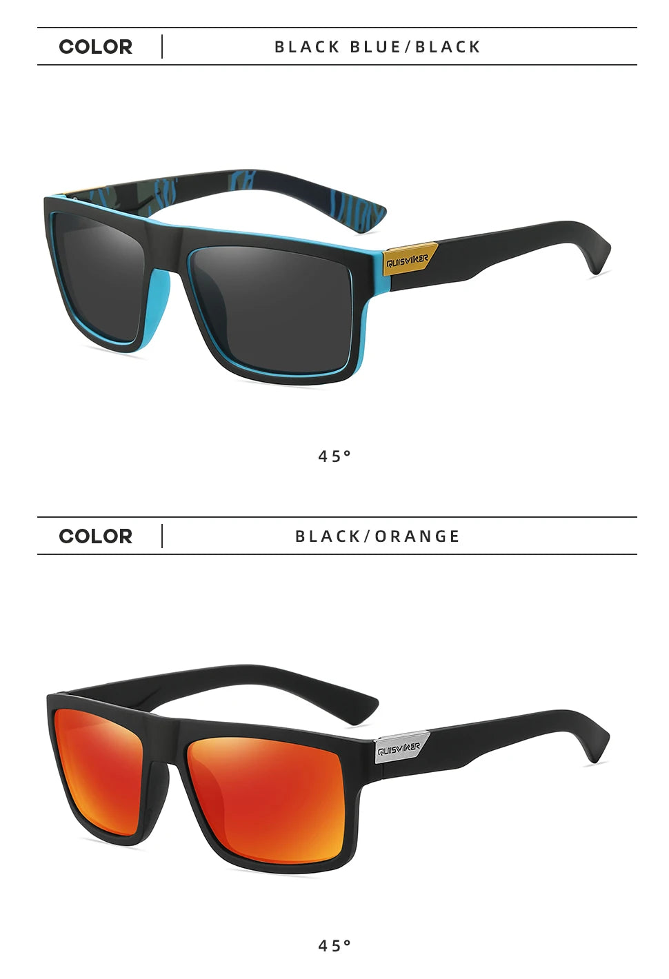 Polarized Sport Sunglasses – Anti-Glare UV400 Sport Shades for Men & Women