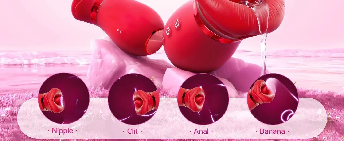 Adult Sex Toys Vibrator Masturbator4 in 1Kiss Vibrator Sex Toys Silicone material sucking toy NR-00002