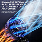Portable Mini Fan With 5 Speeds