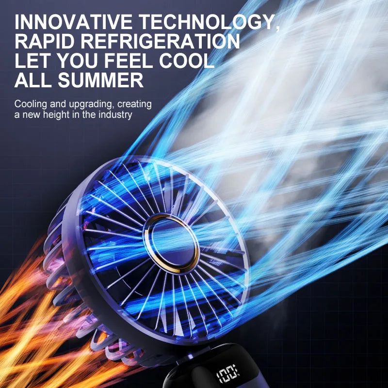 Portable Mini Fan With 5 Speeds