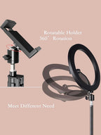 26cm Ring Light with Tripod Stand | Perfect Lighting for Selfies, Reels & Video Calls
