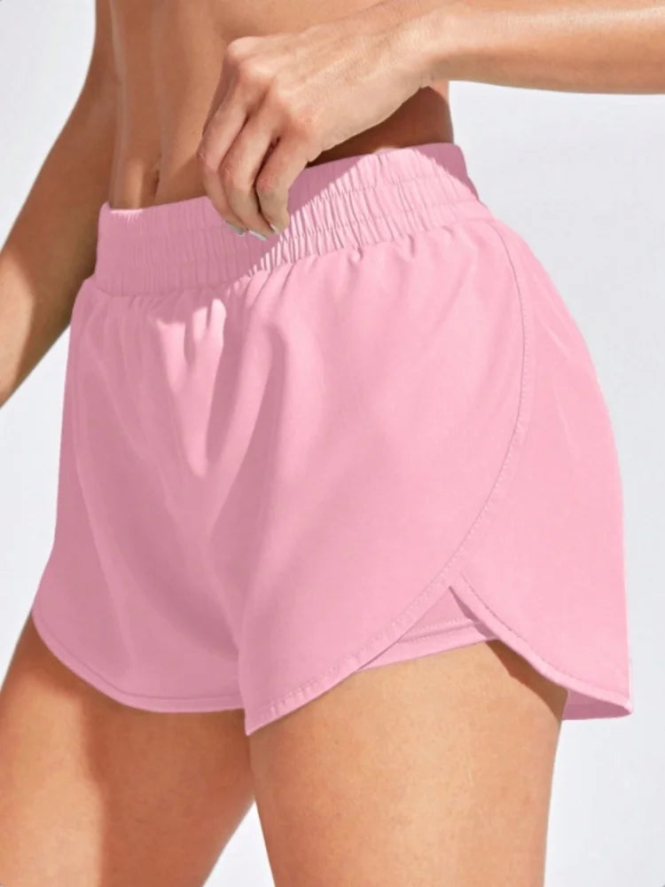 Women's High-Waist Seamless Yoga Shorts