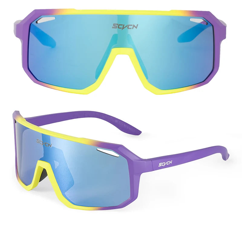 Photochromic Cycling Sunglasses — UV400 Protection, TR-90 Frame, Unisex Sports Eyewear