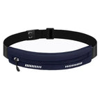 Running Belt with Phone Holder — Waterproof Sports Waist Pack with Reflective Strips