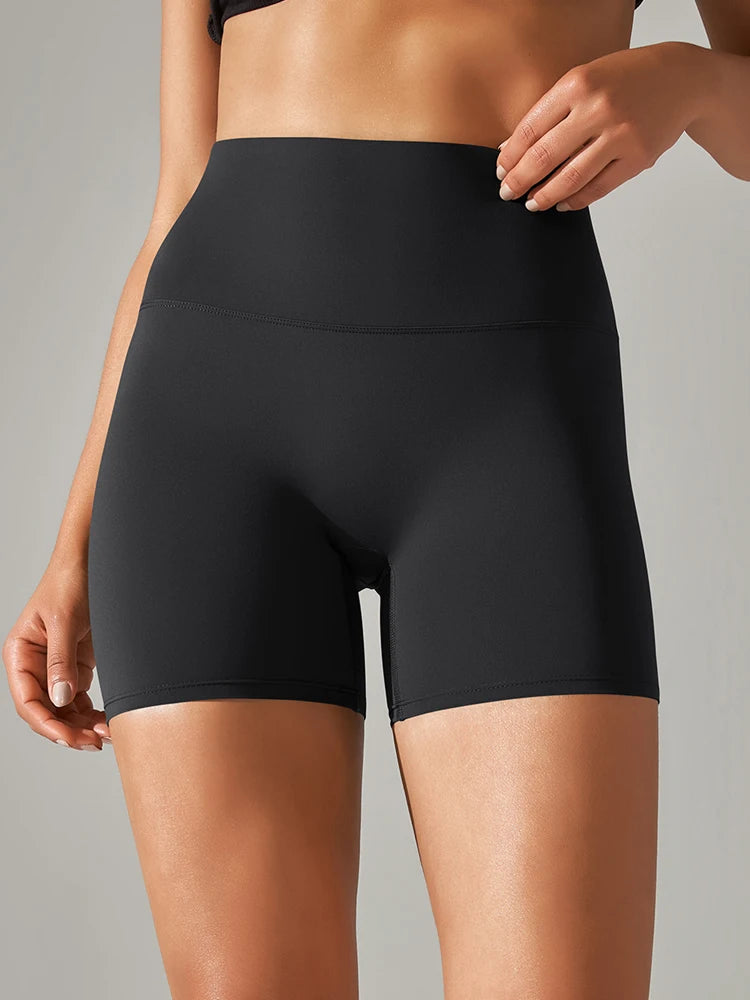 Women's High-Waist Yoga Shorts | Squat-Proof & Quick-Dry