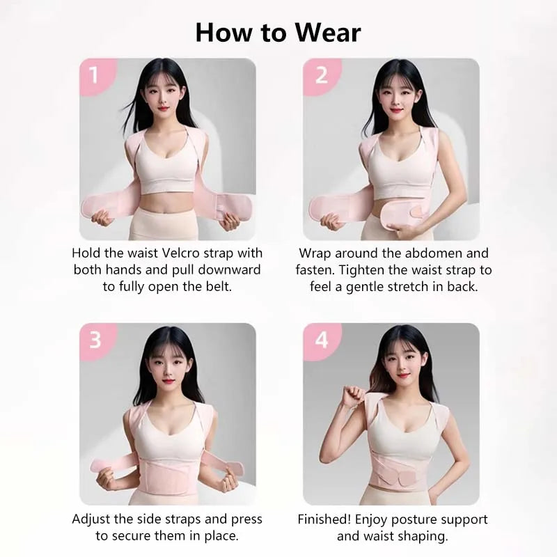 Posture Corrector & Waist Trainer Belt – Men & Women