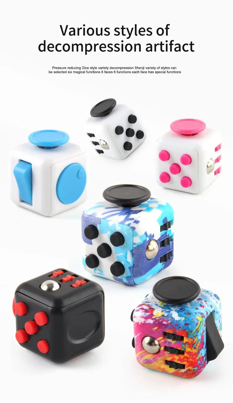 Fidget Cube Stress Relief Toy for Kids & Adults