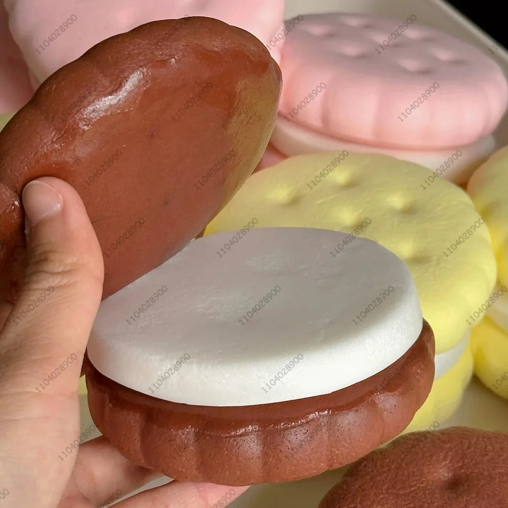 Realistic Mousse Cake Squishy Toy – Slow-Rising Stress Reliever
