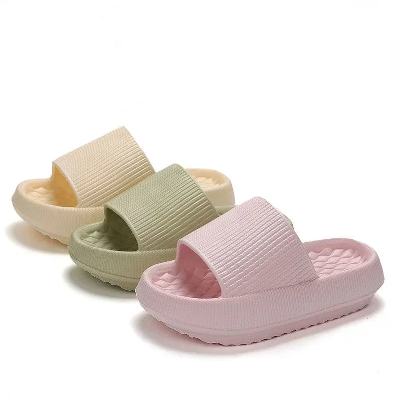 Women's Pillow Cloud Platform Slides — Thick Sole EVA Sandals