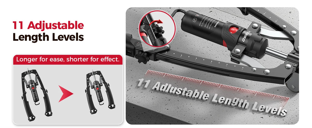 2-in-1 Hydraulic Arm Trainer & Ab Roller — 15-Level Adjustable Resistance, Full-Body Home Gym Kit