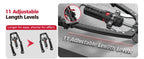 2-in-1 Hydraulic Arm Trainer & Ab Roller — 15-Level Adjustable Resistance, Full-Body Home Gym Kit