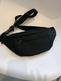 Nylon Fanny Pack — Crossbody, Chest & Waist Bag for Travel, Running & Festivals