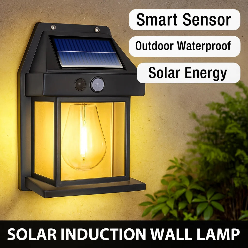 Solar Outdoor Waterproof LED Wall Light