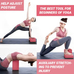 EVA Foam Yoga Blocks – Pilates & Stretching Support Bricks