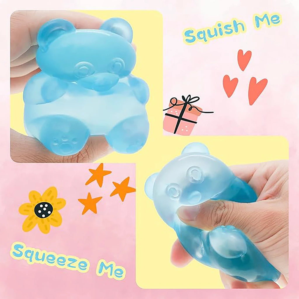 Little Bear Squeeze Stress Ball with Sound – Slow-Rebound Fidget Toy