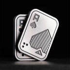 Metal Play Cards and Skull Push Slider EDC Fidget Toy