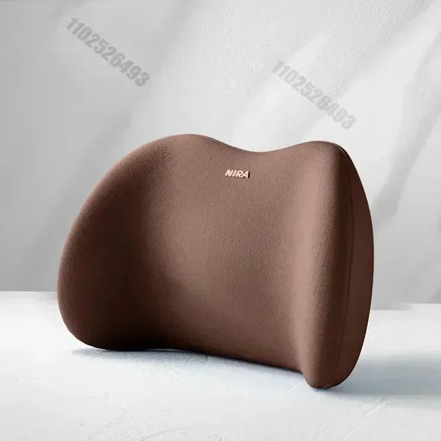 Ergonomic Memory Foam Car Seat & Lumbar Cushion Set