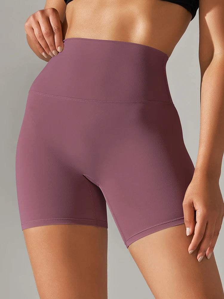 Women's High-Waist Yoga Shorts | Squat-Proof & Quick-Dry